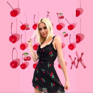 Cherry dress mini